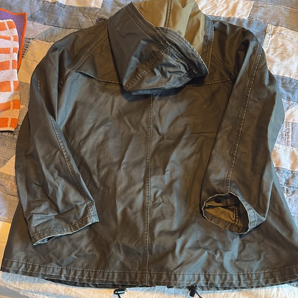MADEWELL WOMAN’S BLACK WAXED COTTON FIREMAN HOOK JACKET - Picture 9 of 9